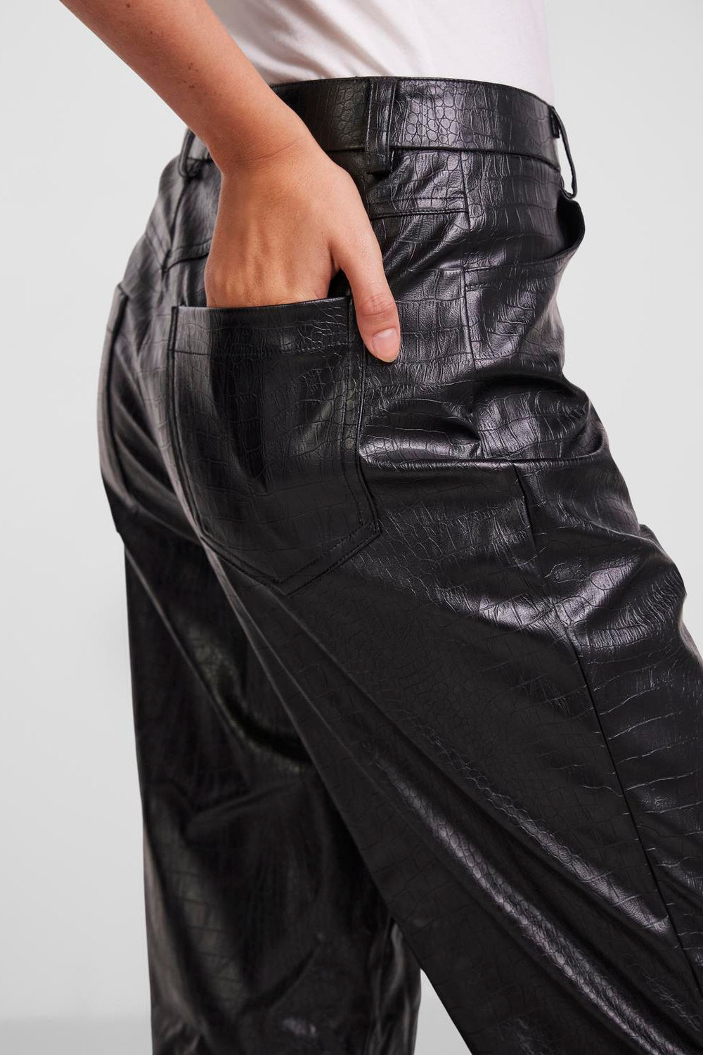 Croco -housut - musta