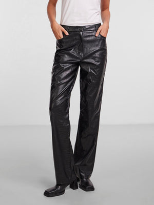 Croco -housut - musta