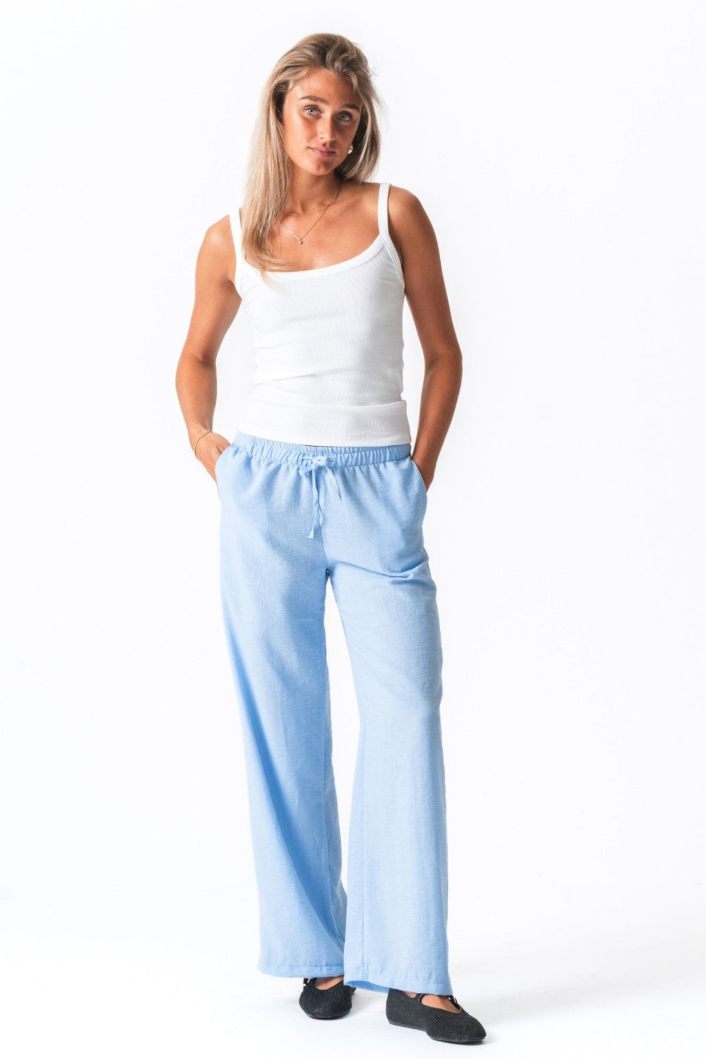 Lilly Pants - vaaleansininen