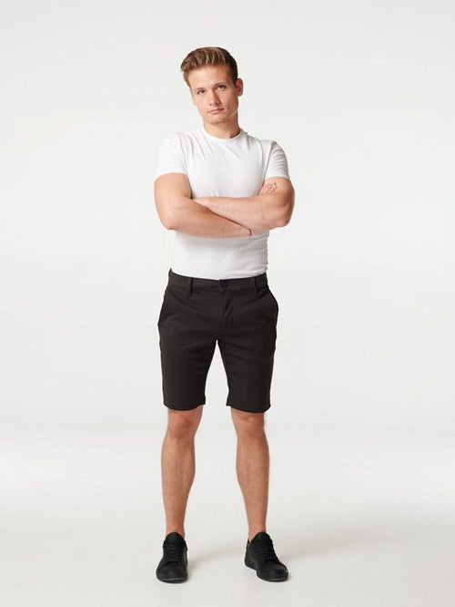 Chino Shorts - Mørkegrå - TeeShoppen - Grå