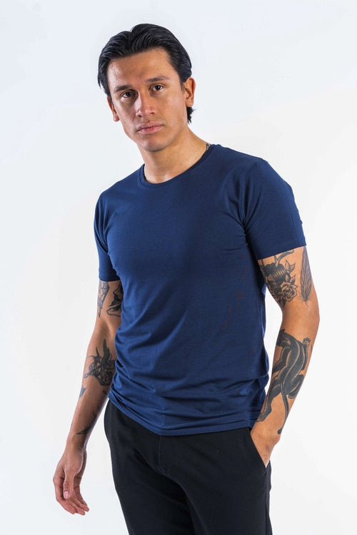 Performance T-shirt - Navy - TeeShoppen - Blå