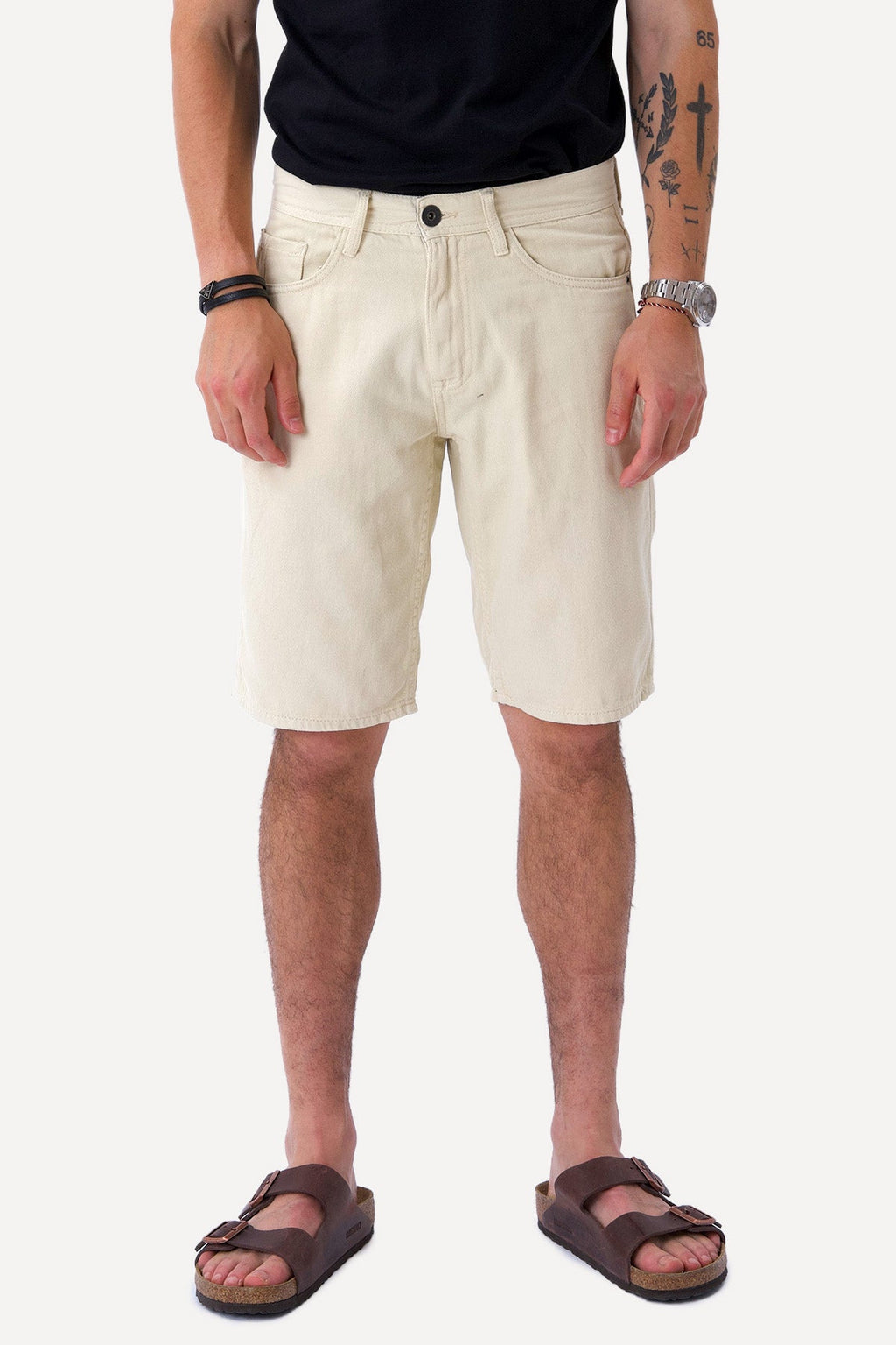 Philip -farkku Shorts - hiekka