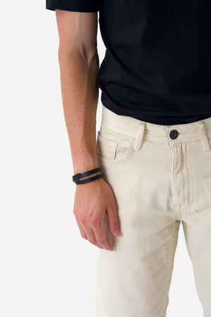 Philip -farkku Shorts - hiekka