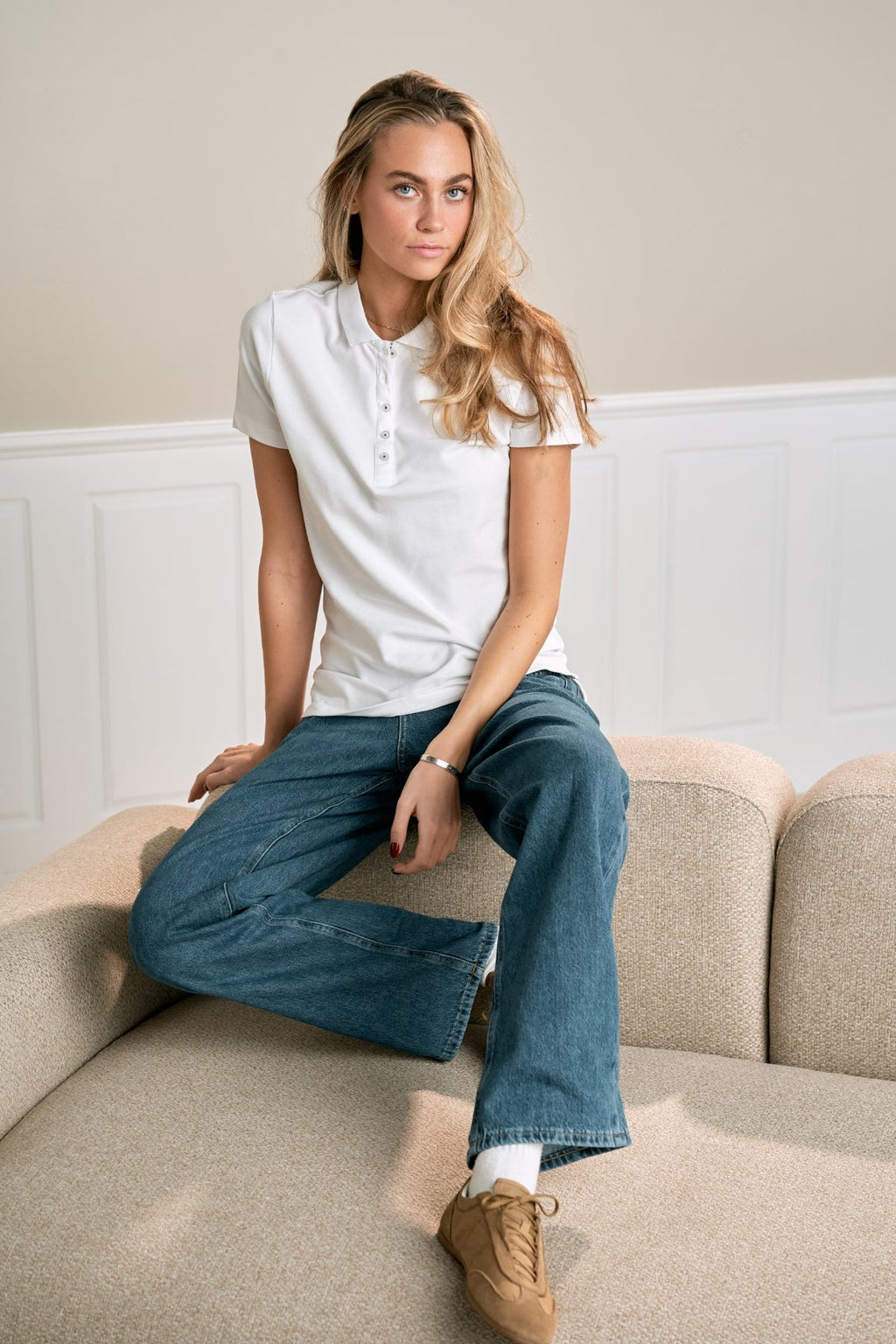 Polopaita - valkoinen