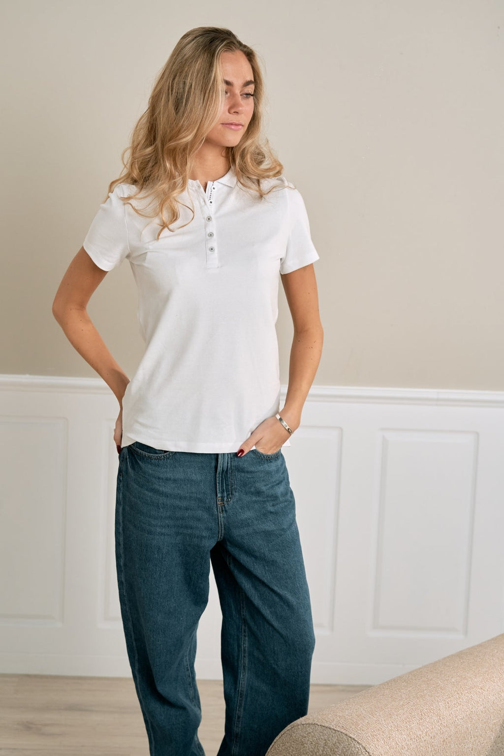 Polopaita - valkoinen