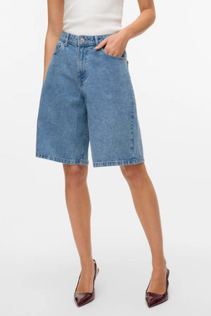 Kath Long denim Shorts - vaaleansininen farkku