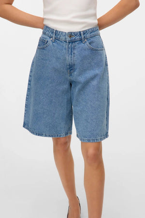 Kath Long denim Shorts - vaaleansininen farkku