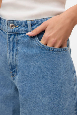 Kath Long denim Shorts - vaaleansininen farkku