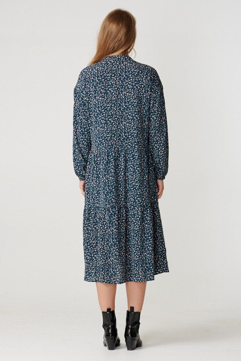 Sara pitkähihainen mekko - vihreä