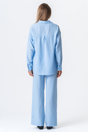 Lilly Pants + Lilly -paita (vaaleansininen) - Pakkauskauppa
