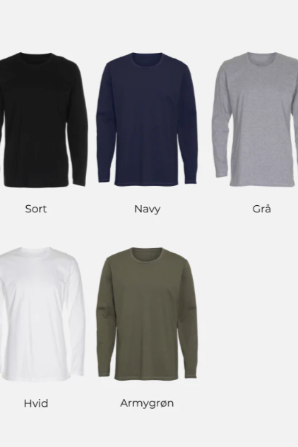 Basic Pitkähihainen T -paita - paketti (7 kpl.)