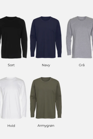 Basic Pitkähihainen T -paita - paketti (7 kpl.)