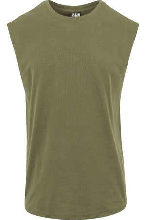 Hihaton tee - oliivi