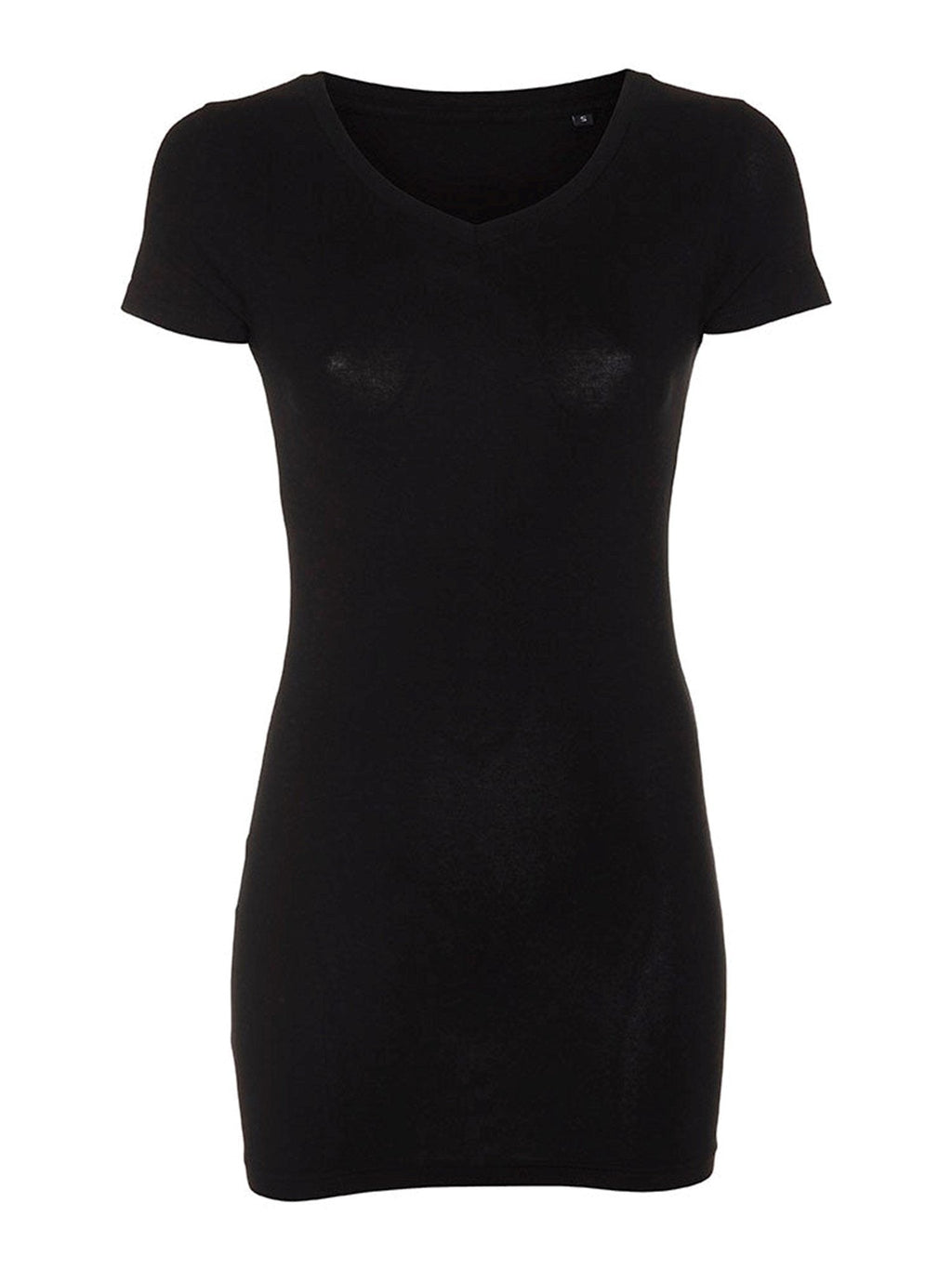 Slim vneck Basic -t -paita - musta