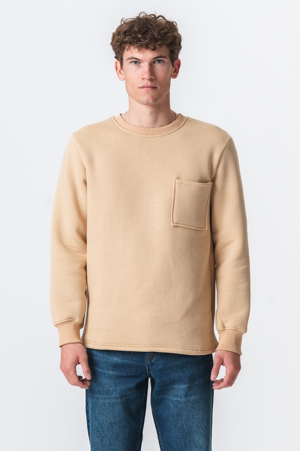 Taskupaita Regular Fit - beige