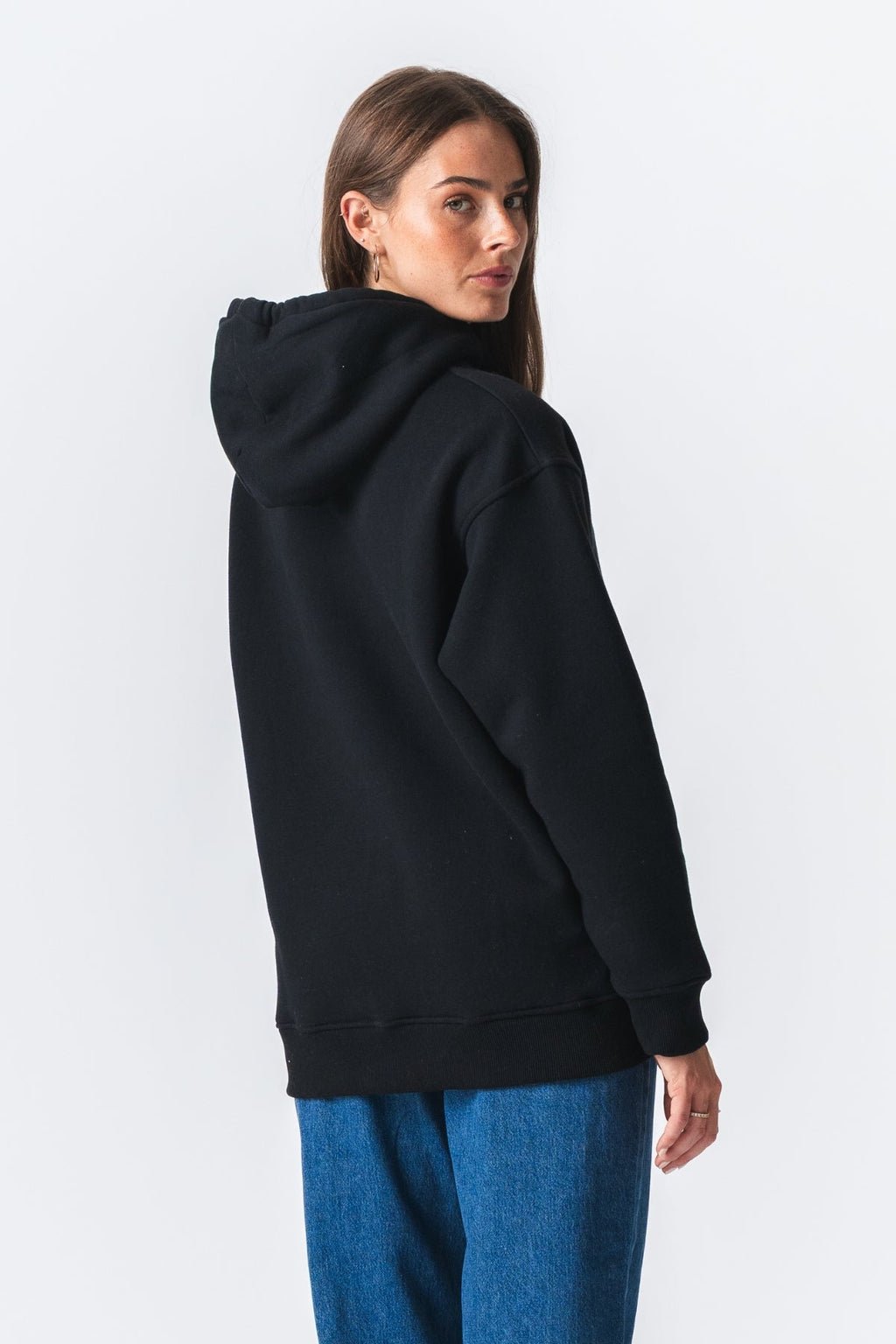 Stella Oversized Hoodie - musta