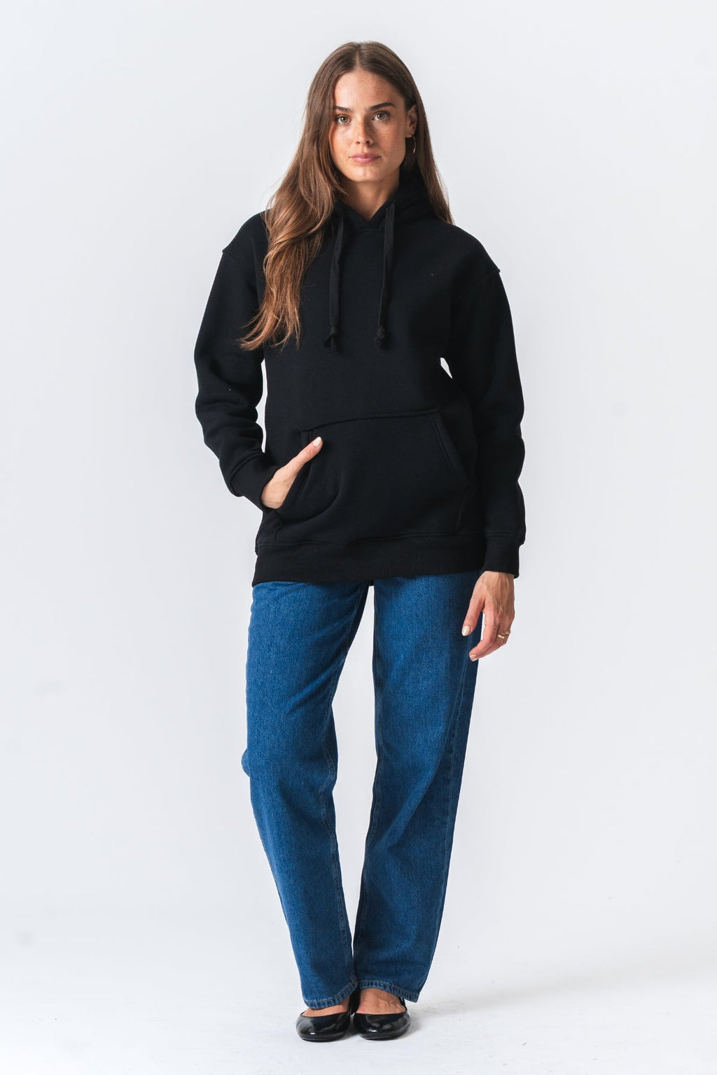 Stella Oversized Hoodie - musta