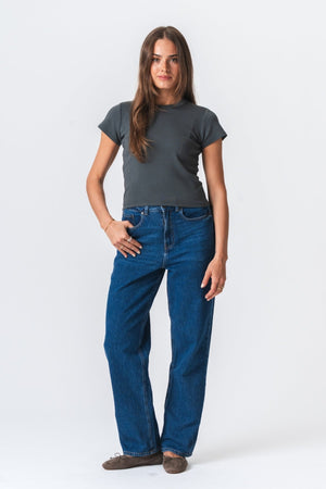 Emily Short T -paita - tummanharmaa