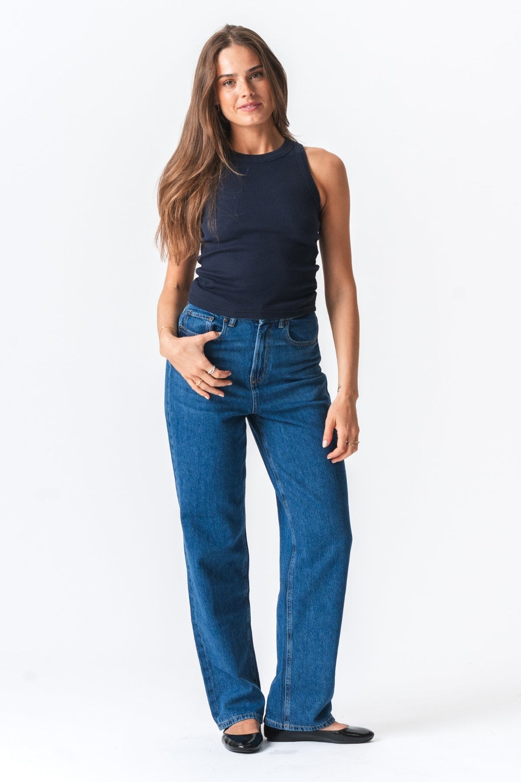 Uusettu yläosa - sininen