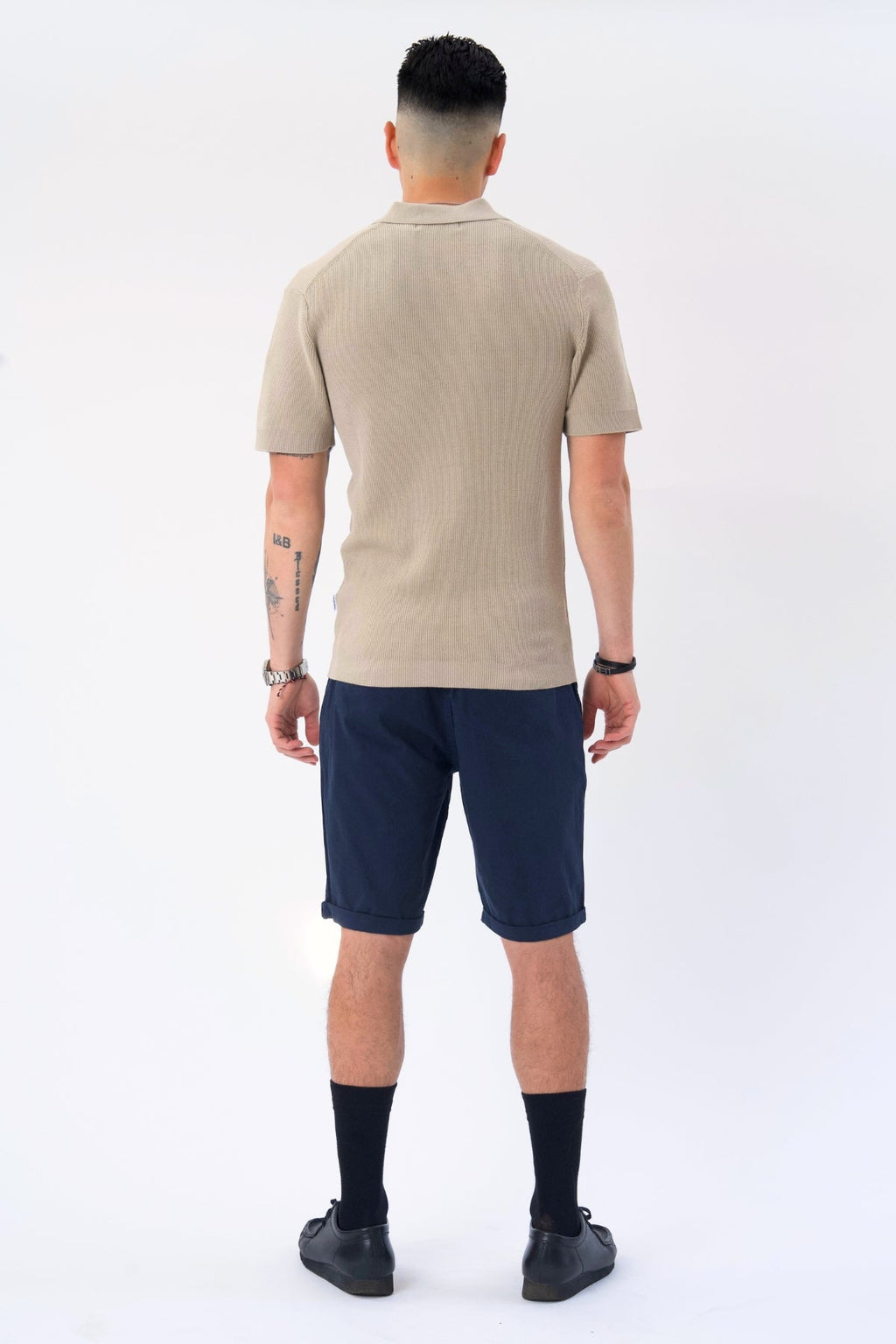Garry Knit Polo - hiekka