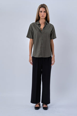 Lyhyen hihan pellavapaita - armeija