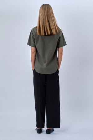 Lyhyen hihan pellavapaita - armeija