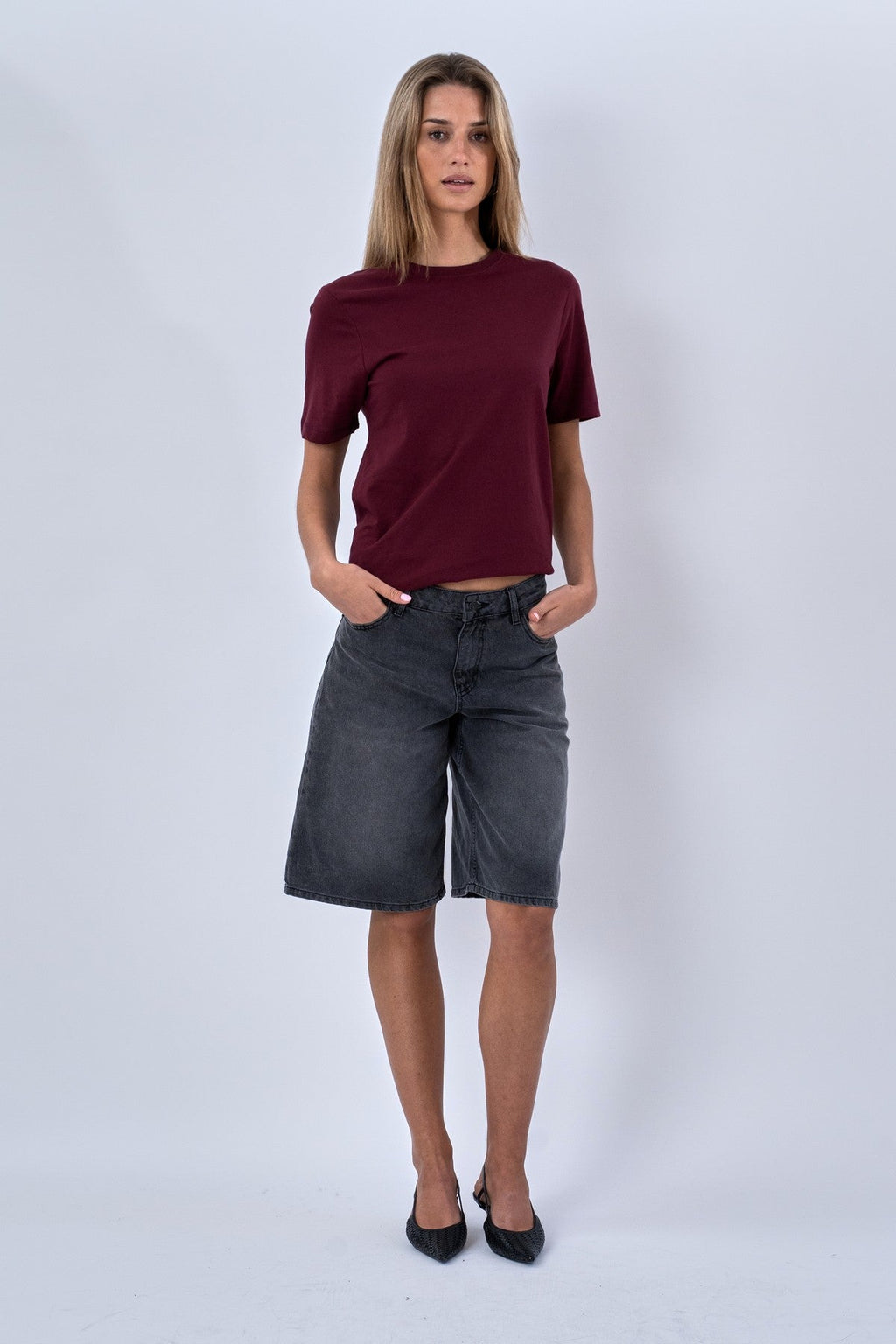 Poikaystävän tee - viininpunainen