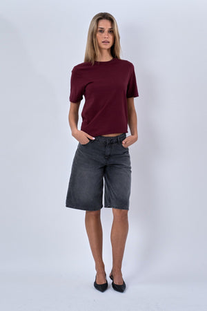 Poikaystävän tee - viininpunainen