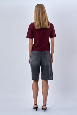 Poikaystävän tee - viininpunainen