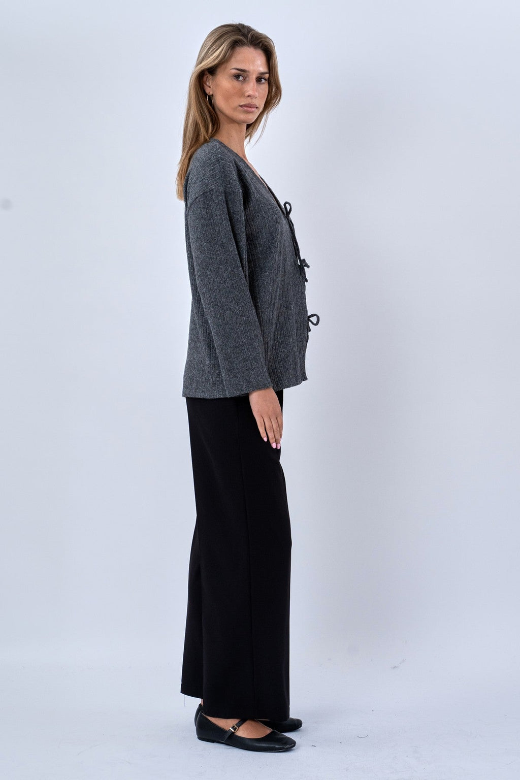 Ivy Tie -pusero - harmaa