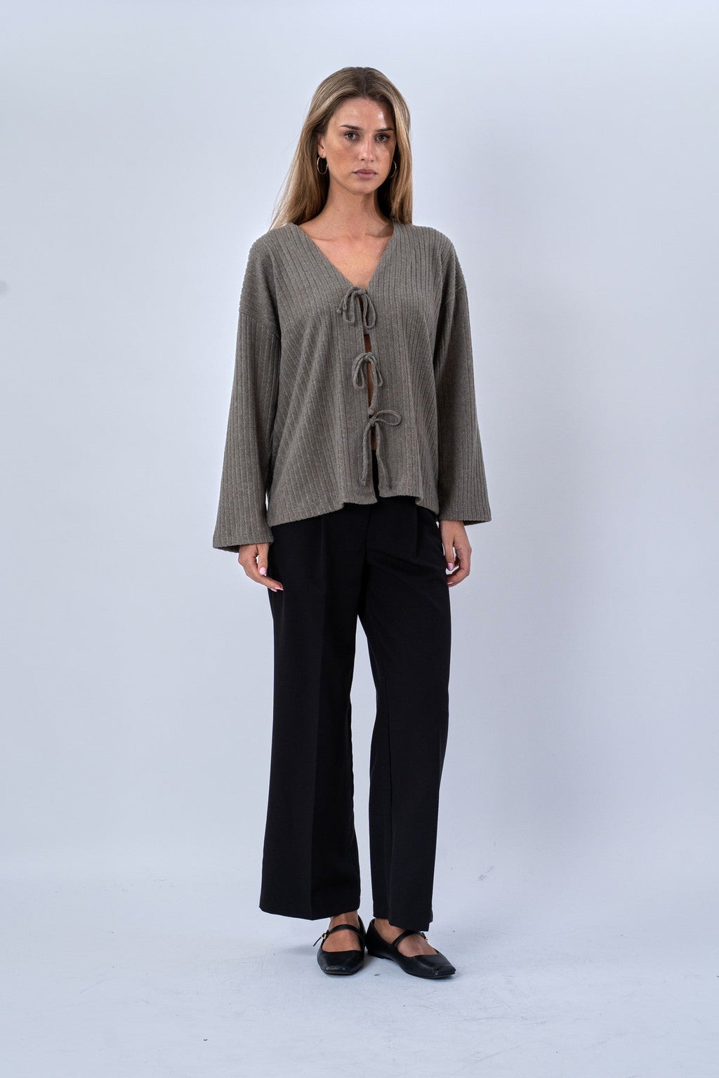 Ivy Tie -pusero - Khaki