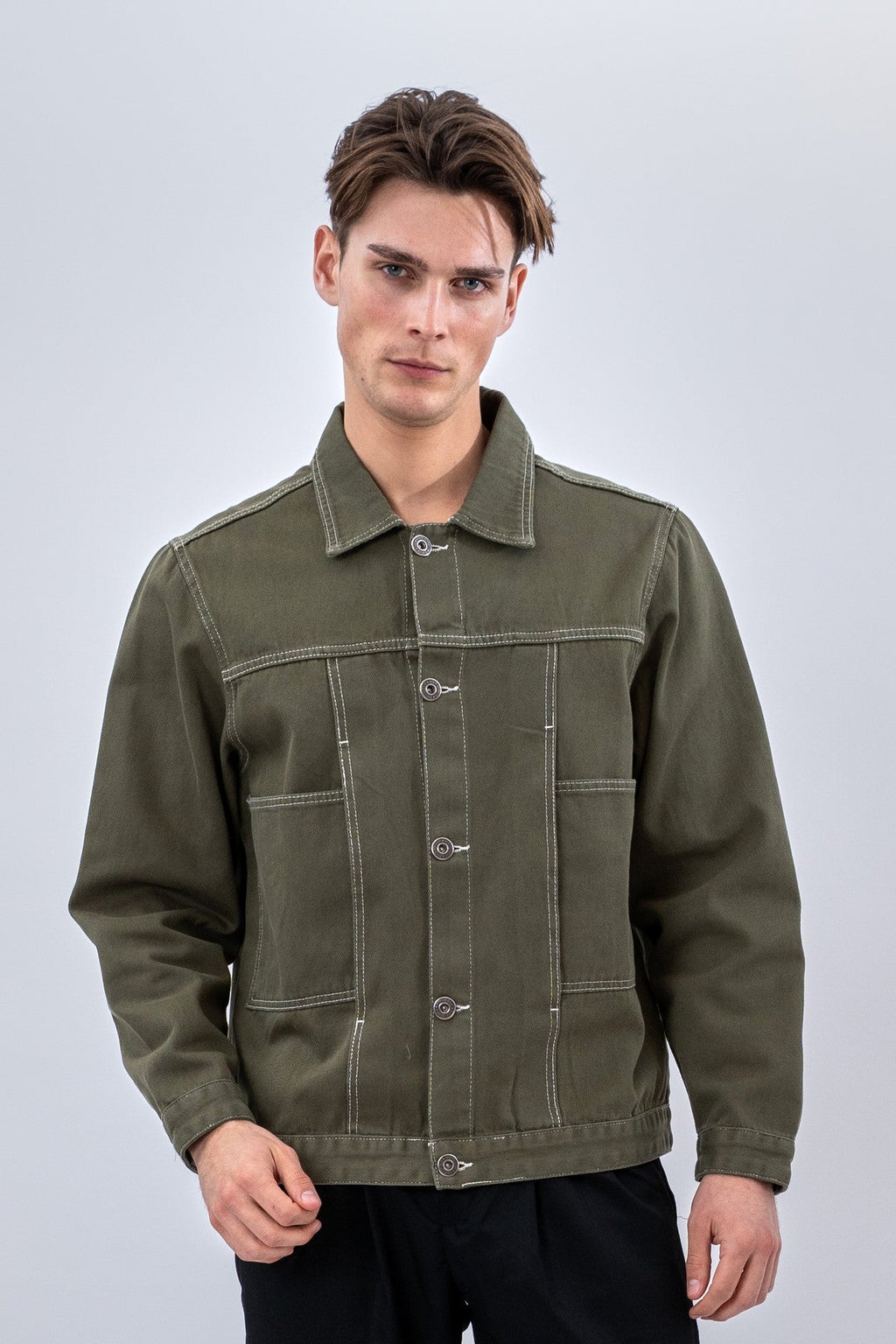 Denim takki - Khaki