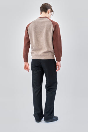 Raglan Sleeve Sweater - ruskea