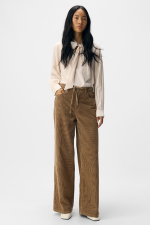 Moji Alima leveät farkut - tanniini musta