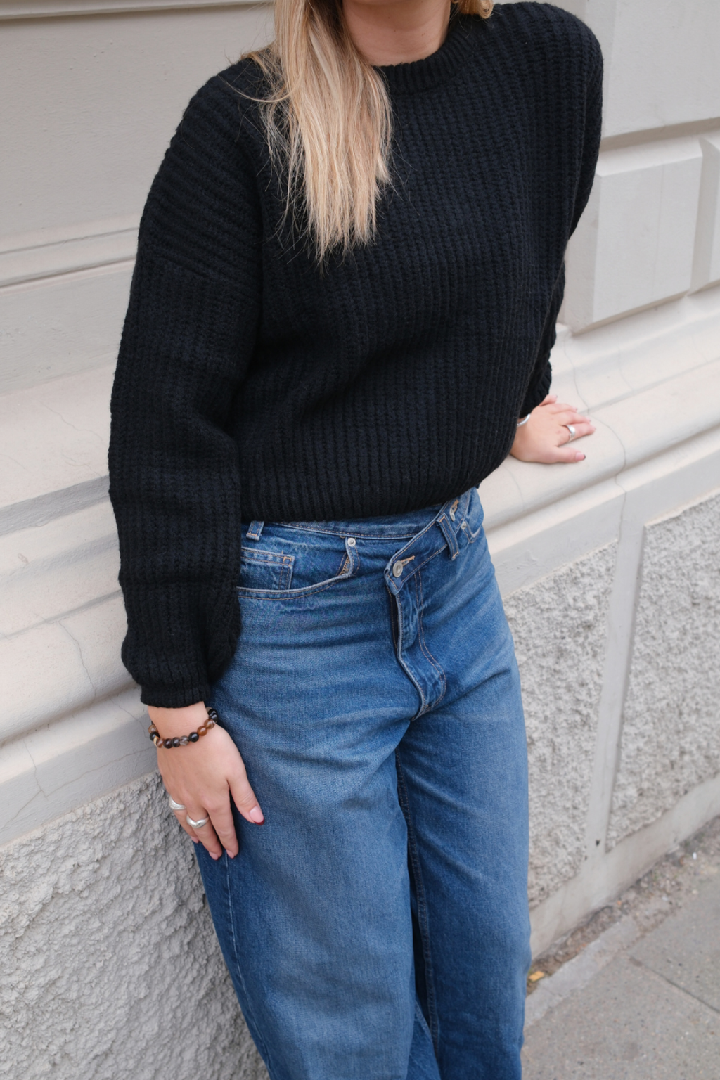 Gabriela Knit - musta