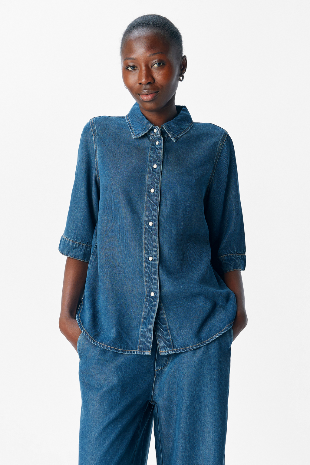 Frame 2/4 farkkupinta - tummansininen denim -huuhtelupesu