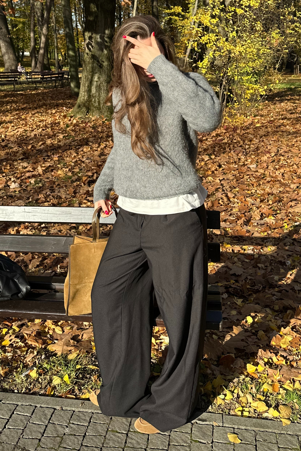 Hazel neulottu - harmaa