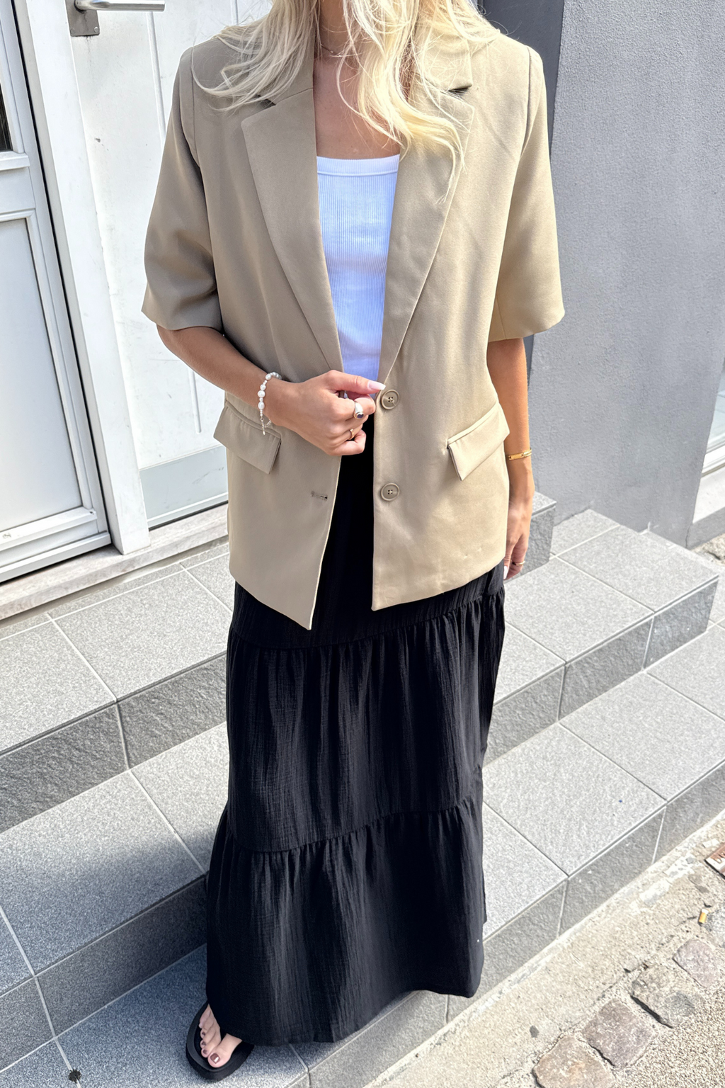 Sikka maxi -hame - musta