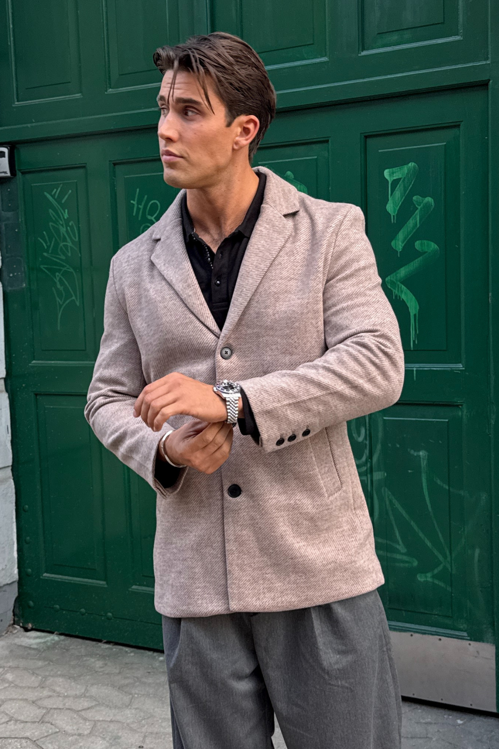 Klassinen takki - Sand