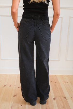 Amalia farkut - tummanharmaa