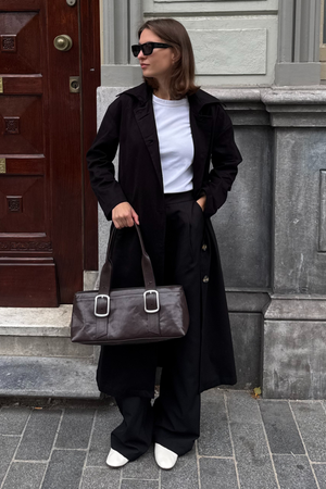 Carla Trenchcoat - musta