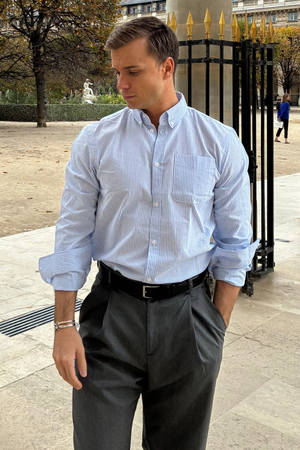 The Original Performance Oxford -paita - vaaleansininen/valkoinen