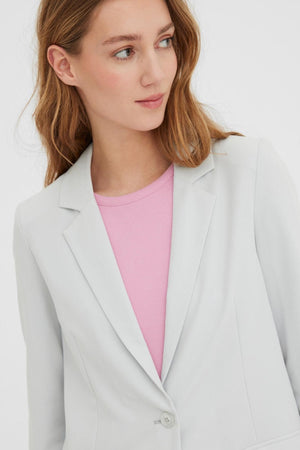 Zelda Blazer - Glacier Grey