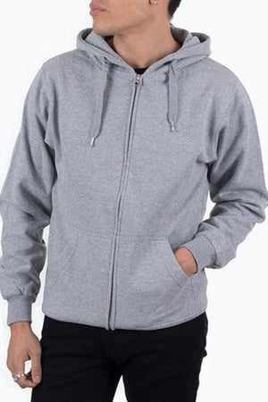Zip Sweat huppari - vaaleanharmaa