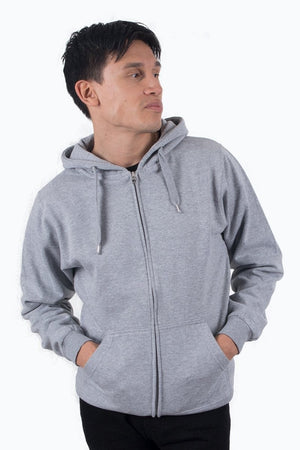 Zip Sweat huppari - vaaleanharmaa