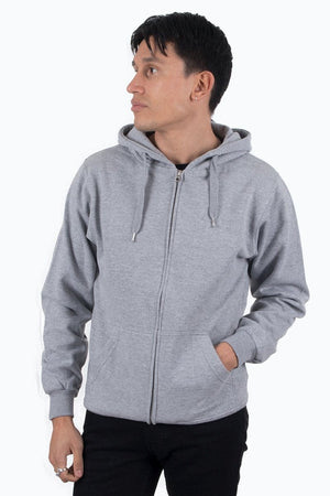 Zip Sweat huppari - vaaleanharmaa