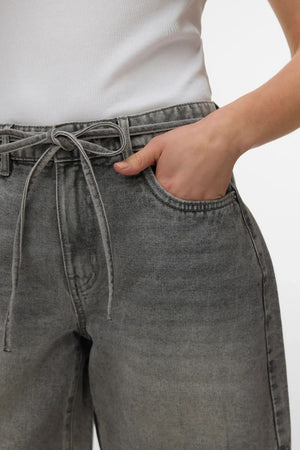 Wienin vyö Shorts Mix - vaaleanharmaa denim