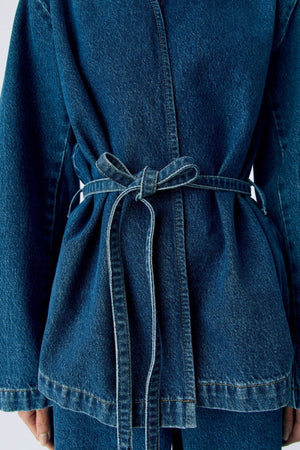 Mallie Blazer - Keskikokoinen sininen farkku