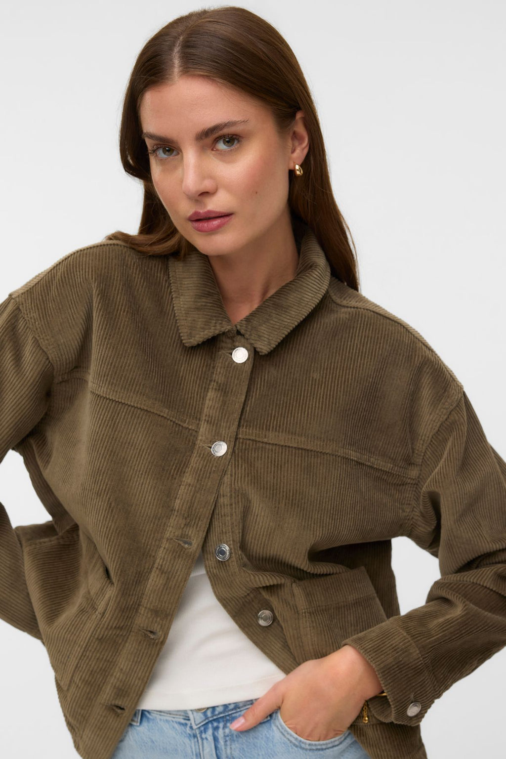 Jamie Corduroy Shacket - Merenneito
