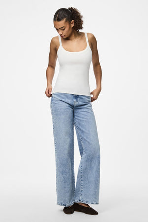 Voi hihnan yläosa - kirkkaan valkoinen